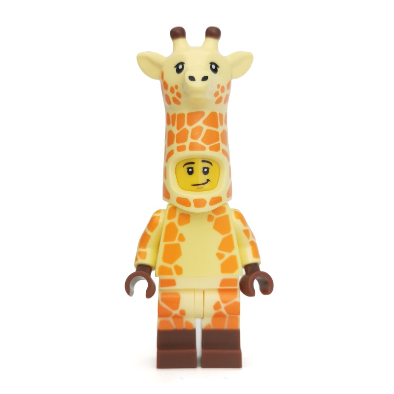 Set fig-001961 Giraffe Guy (CMF) (2019 Collectible | Rebrickable - with