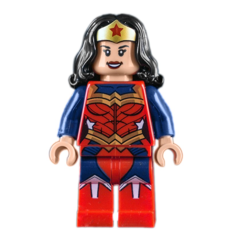 LEGO Set fig-001976 Wonder Woman in Full Body Armor | Rebrickable ...