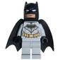 Batman, Light Bluish Gray Suit, Black Cape and Cowl, Black Head