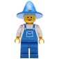 Overalls Blue with Pocket, Witch Hat