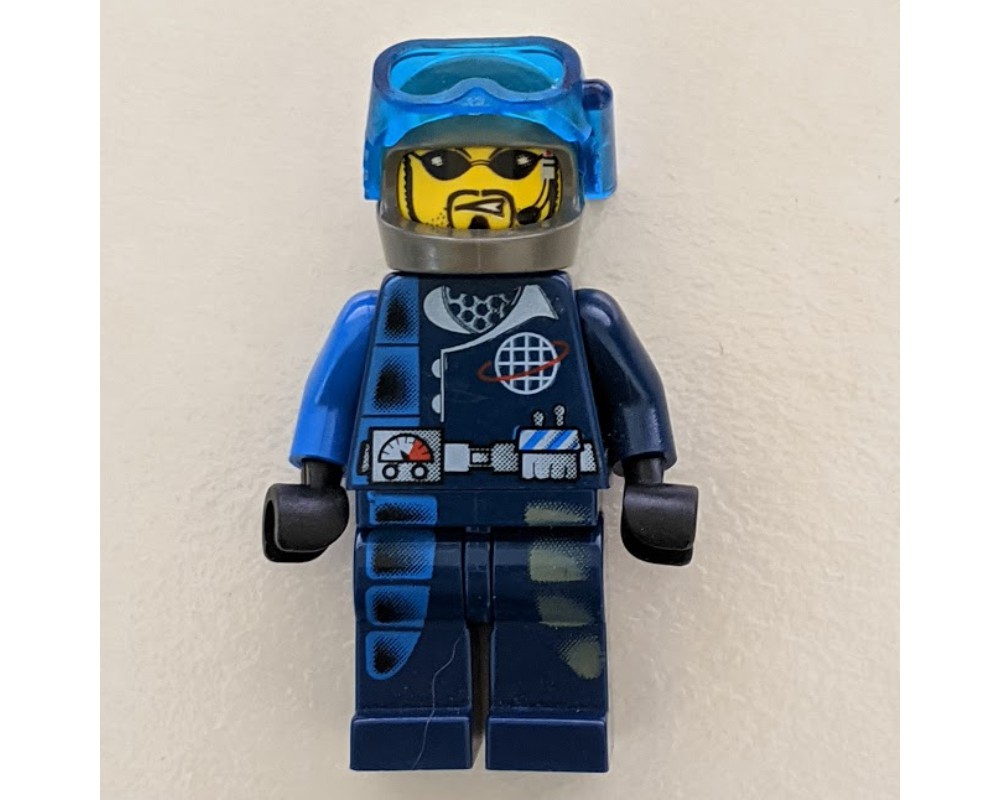 LEGO Set fig-002034 Charge with Trans-Dark Blue Diving Mask ...