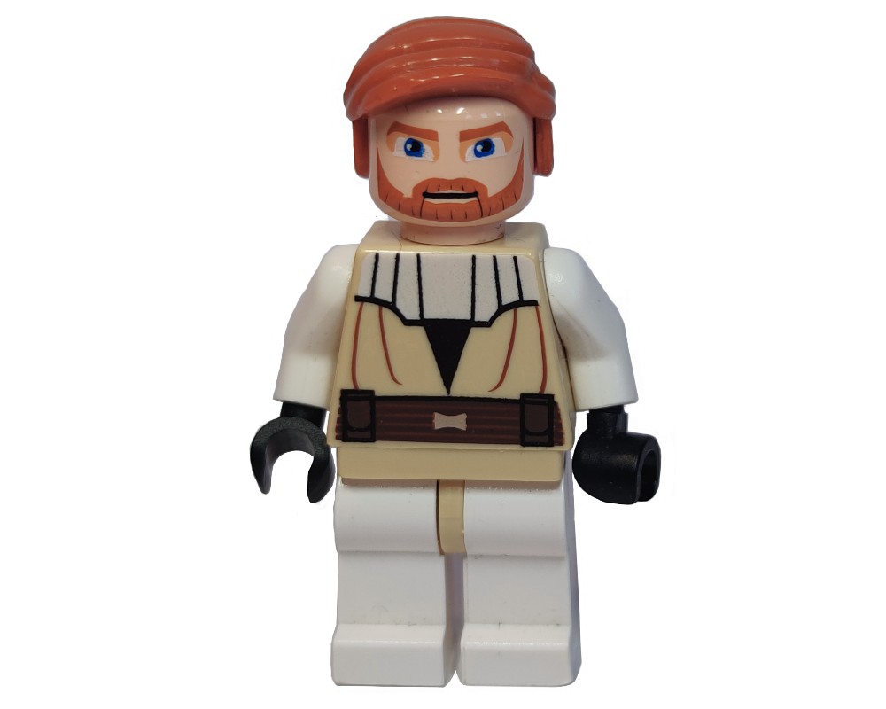 LEGO Set fig-002048 Obi-Wan Kenobi, White Legs (Clone Wars ...