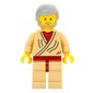 Obi-Wan Kenobi, Old, Yellow Skin, Light Bluish Gray Hair (3626c Head) (20th Anniversary)
