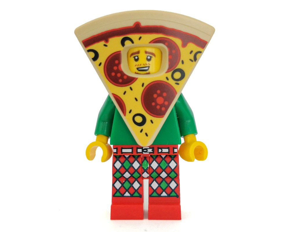 LEGO Set fig-002079 Pizza Costume Guy (CMF) | Rebrickable - Build with LEGO