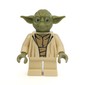 Yoda, Olive Green Head, Dark Tan Undershirt, Thick Creases