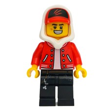 Jack Davids, Red Jacket with White Hood and Red Cap (fig-002096)