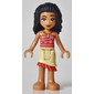 Moana - Red/Pink Shirt, Tan Skirt