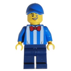 Blue Torso, Dark Blue Legs, Blue Cap (fig-002133)