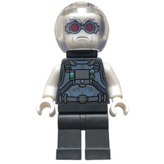 Mr. Freeze with Pearl Dark Gray Outfit and Neck Bracket with 4 Bars (fig-002141)