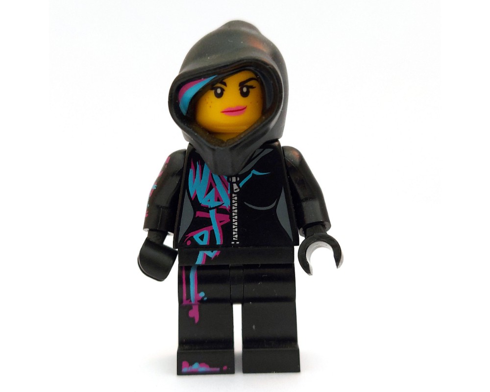 LEGO Set fig-002186 Wyldstyle in black jumpsuit with hood | Rebrickable ...