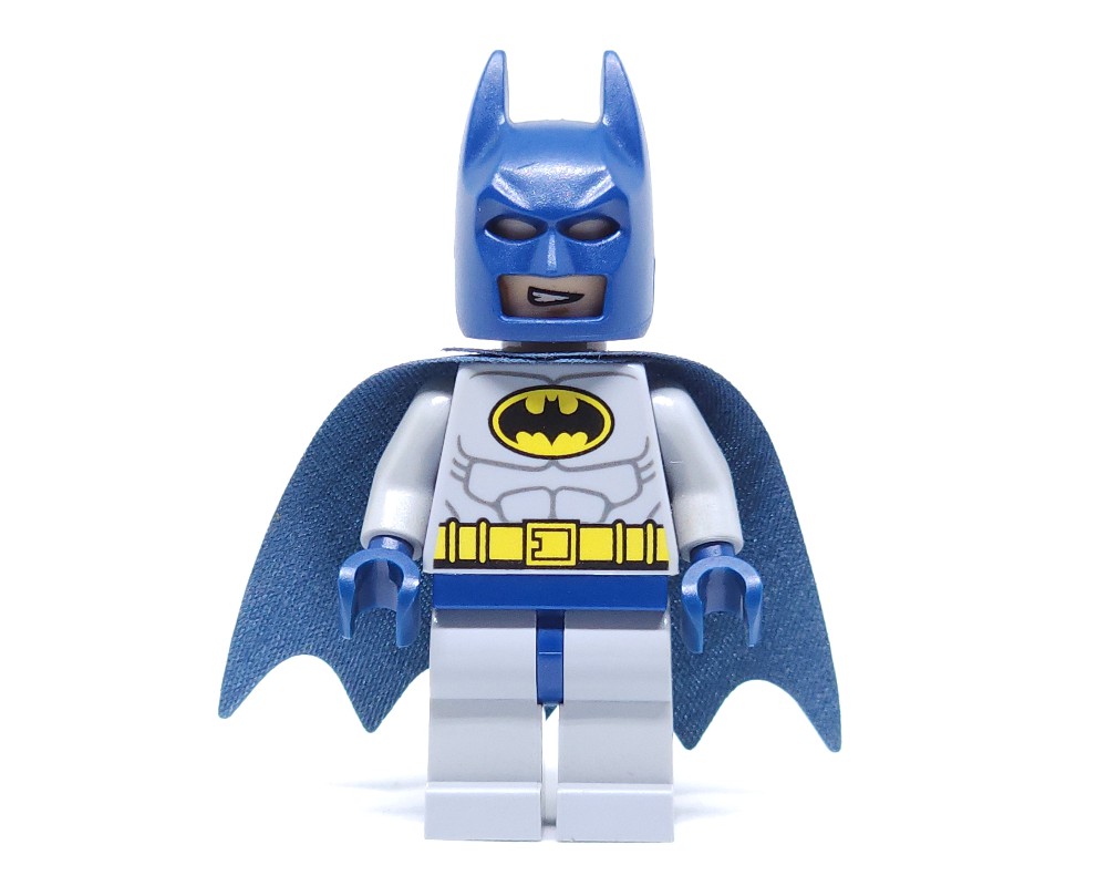 LEGO Set fig-002214 Batman, Light Bluish Gray Suit, Dark Blue Cape and Cowl  (2012 Super Heroes DC) | Rebrickable - Build with LEGO