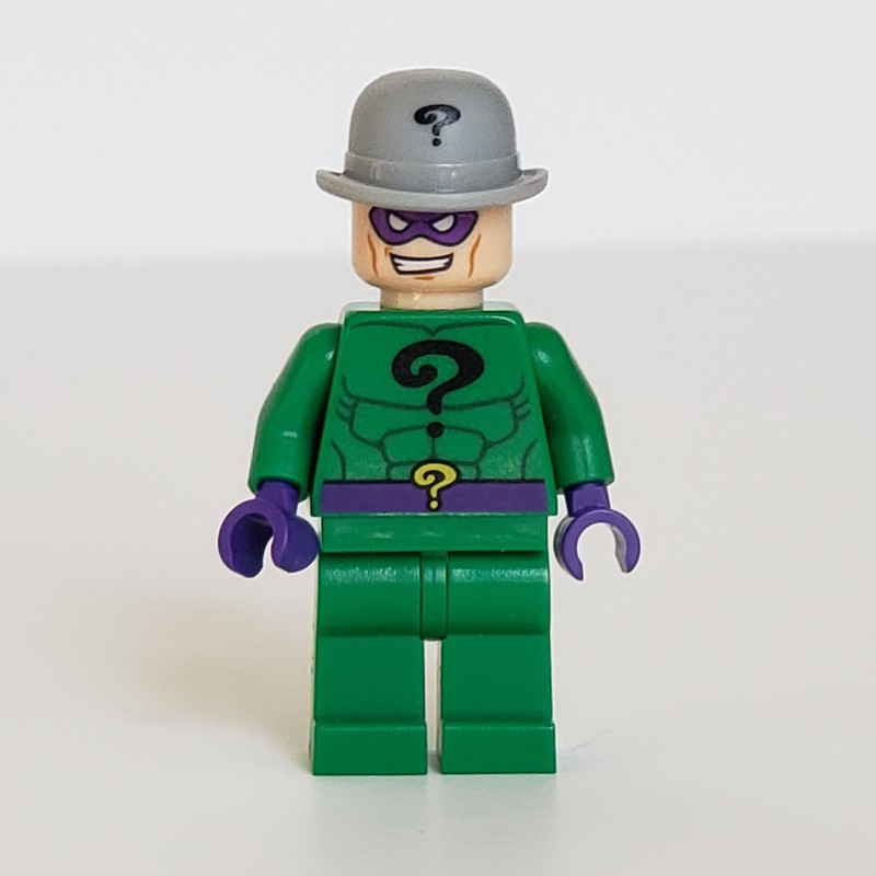 LEGO Set fig-002216 The Riddler with Light Bluish Gray Hat ...