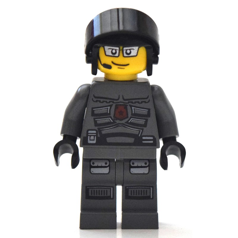 LEGO Set fig-002293 Space Police III - Officer | Rebrickable - Build ...