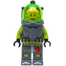 Lance Spears, Trans-Bright Green Visor (fig-002333)