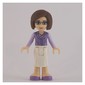 Ms. Stevens - Medium Lavender Shirt, White Dress