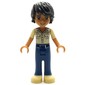 Matthew - Tan Shirt, Dark Blue Trousers