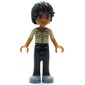 Matthew - Tan Shirt, Black Trousers