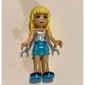 Stephanie - White/Silver Top, Medium Azure Skirt