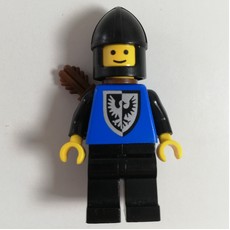Archer (Black Falcon) - Black Legs, Black Hips, Pointed Shield, Chin-Guard (fig-002476)