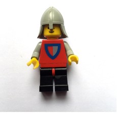 Knight (Halved Shield) - Black Legs, Neck-Protector (fig-002480)