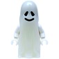 Ghost - Glow in the Dark, Brick Built Legs, 3626b