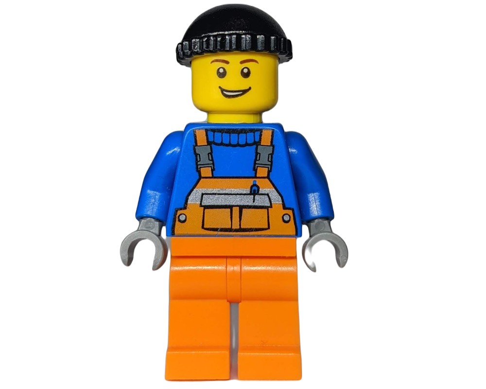 LEGO Set fig-002486 Worker with Black Hat (Docks) | Rebrickable - Build ...