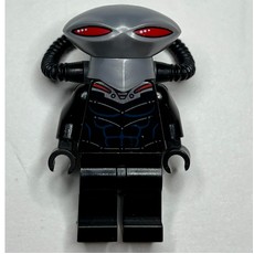 Black Manta (David Hyde) with Flat Silver Helmet (fig-002539)