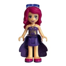 Livi - Dark Purple Top, Dark Purple Skirt (fig-002587)