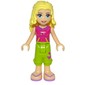 Liza - Magenta Top, Lime Trousers