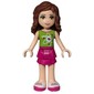 Olivia - Lime Top, Magenta Skirt