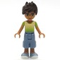 Liam - Bright Green/Yellow Shirt, Sand Blue Trousers
