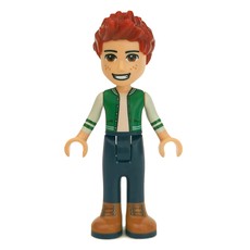 Daniel - Green Jacket, Dark Blue Trousers (fig-002636)