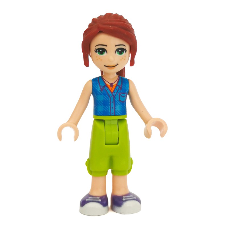 LEGO Set fig-002637 Mia - Blue Plaid Shirt, Lime Trousers | Rebrickable ...