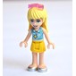 Stephanie - Medium Azure Top, Yellow Skirt