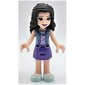 Emma - Sand Blue Jacket, Dark Purple Skirt