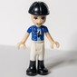 Zack - Dark Blue Jacket, White Trousers, Black Cap
