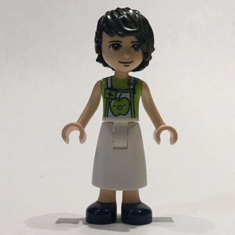 LEGO Set fig 002702 David Lime Shirt White Apron Rebrickable