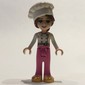 Lillie - White Jacket, Dark Pink Trousers, Chef's Hat