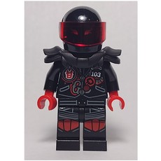 Mr. E with Helmet with Trans-Red Visor (fig-002808)