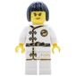 Nya in White Training Gi with Bob Cut Hair