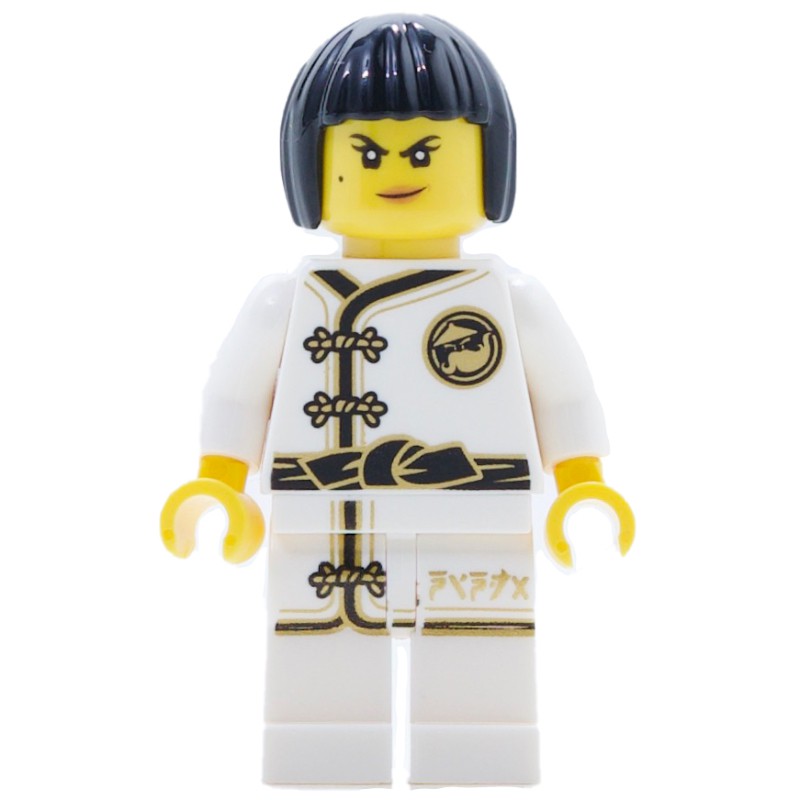 LEGO Set fig-002821 Nya in White Training Gi with Bob Cut Hair