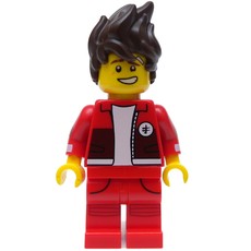 Kai with Hair and Open Red Jacket (LEGO Ninjago Movie) (fig-002962)