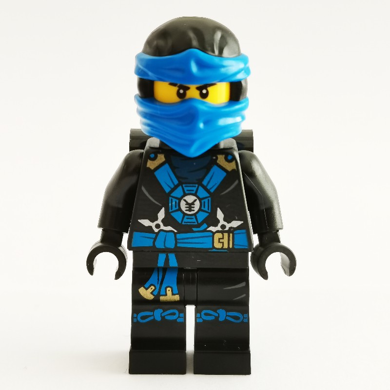 LEGO Set fig-003018 Jay in Deepstone Armor with Neck Bracket ...