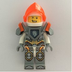 Lance Richmond with Trans-Neon Orange Visor and Shoulder Armor (fig-003104)