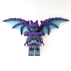 Gargoyle with Dark Purple and Trans-Blue Wings (fig-003106)