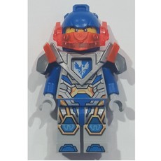 Clay Moorington with Trans-Orange Visor and Silver Armor (fig-003120)