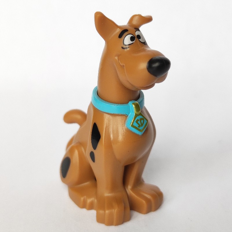 LEGO Set fig-003257 Scooby-Doo Sitting Down with Scared, Clenched Teeth ...