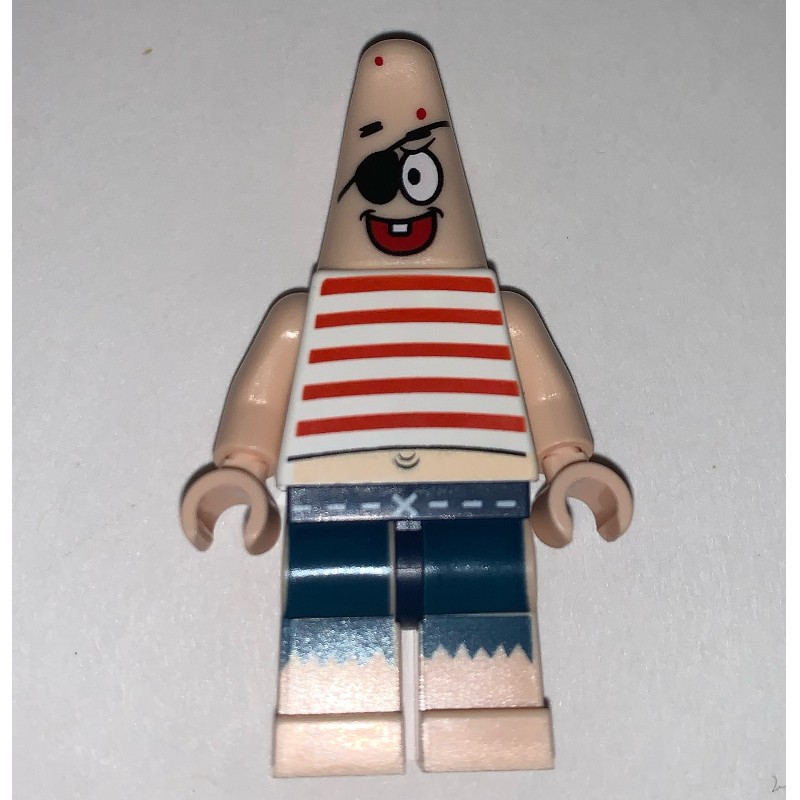 LEGO Set fig-003290 Patrick Star in Pirate Outfit | Rebrickable - Build ...