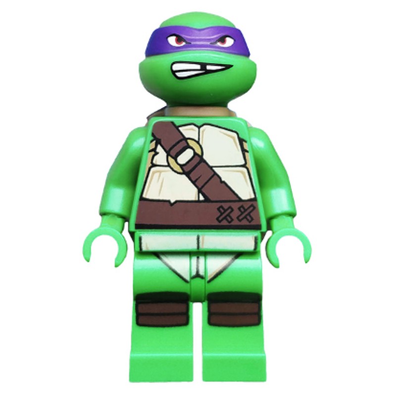 Lego Set Fig-003330 Donatello With Clenched Teeth (2013 Teenage Mutant 