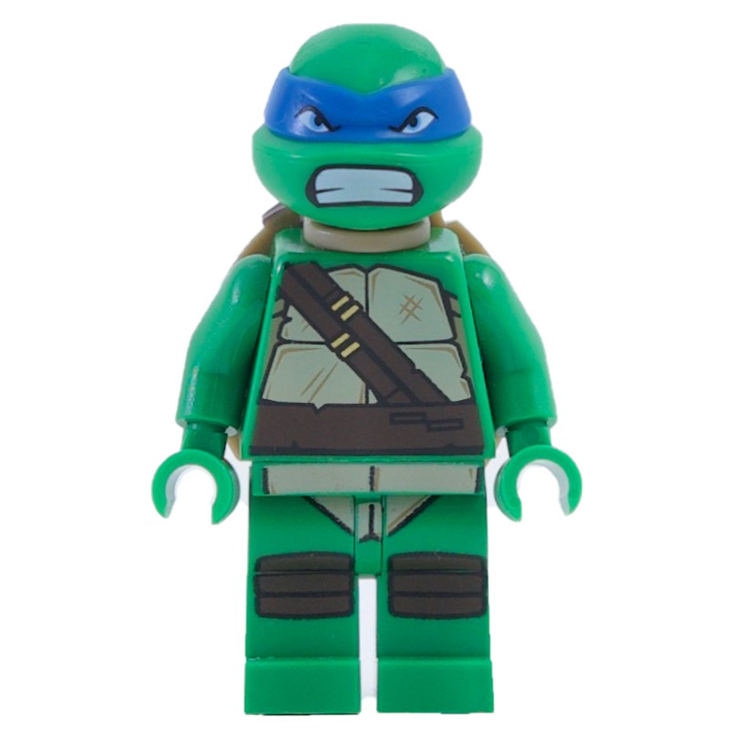 Lego Set Fig-003333 Leonardo With Clenched Teeth (2013 Teenage Mutant 